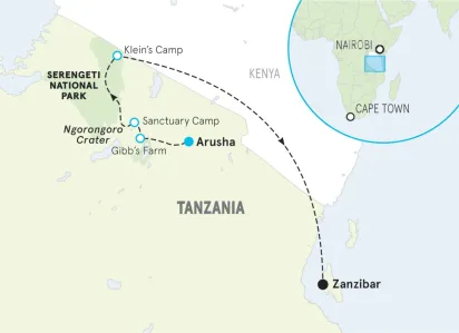 Tanzania map