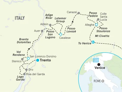 Italy Dolomites Bike Tour