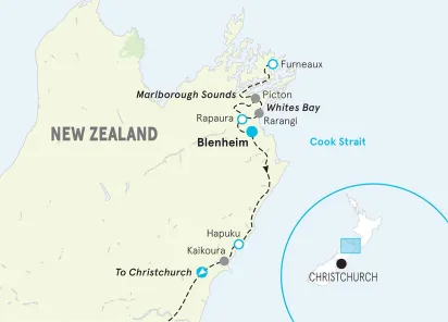 New Zealand map