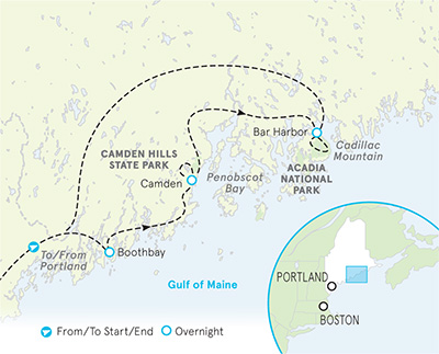 Maine Hiking Tours Acadia National Park Hiking Backroads
